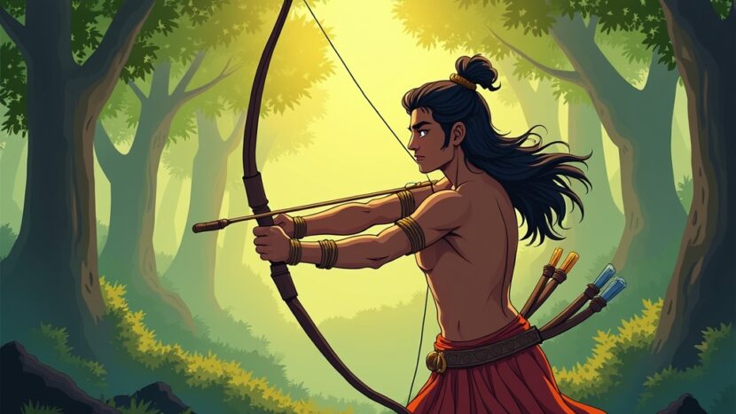 ekalavya-mitologia-hindu