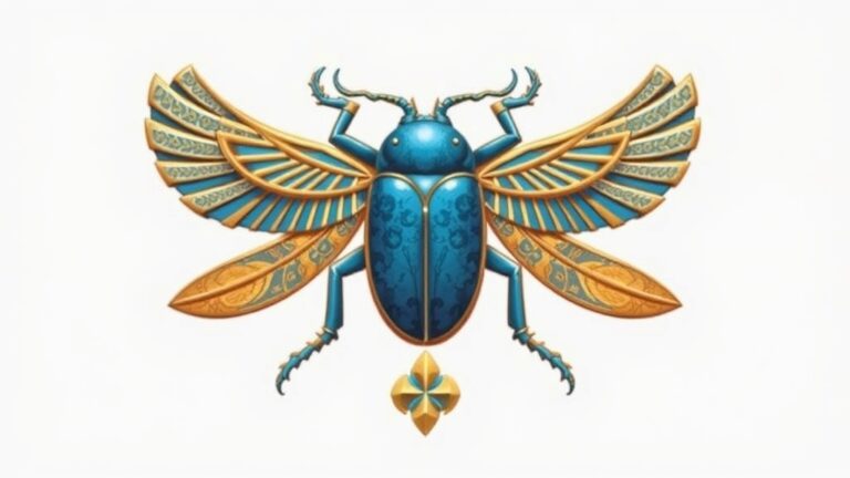 escaravelho-azul-thoth-mitologia-egipcia