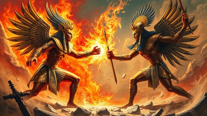 Mitologia Egípcia: A Batalha de Set e Hórus mitologia-egipcia-batalha-set-horus