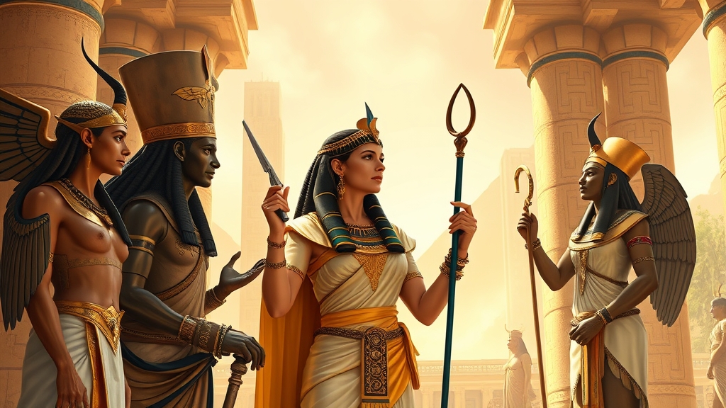 mitologia-egipcia-cleopatra-deuses