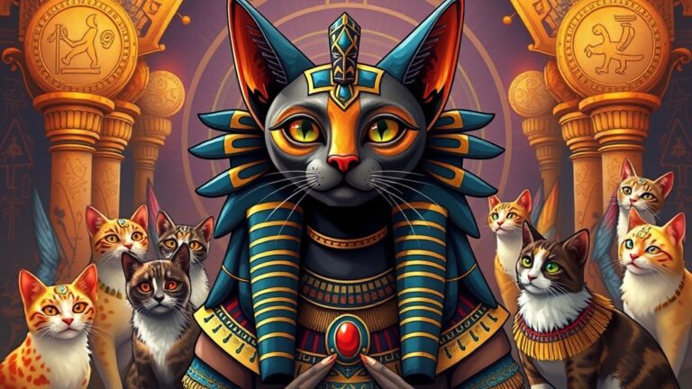 mitologia-egipcia-divindade-gatos