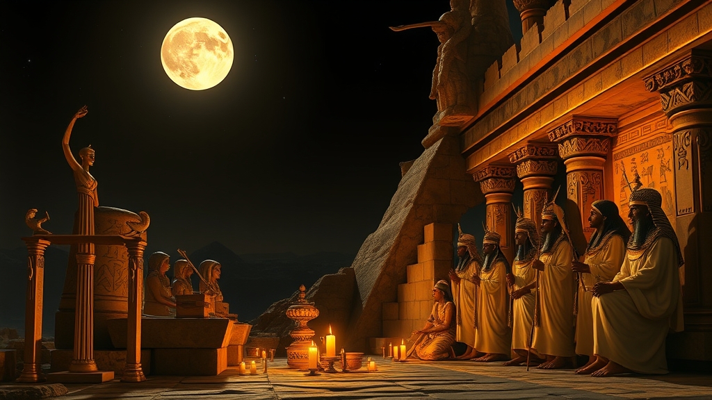Mitologia Egípcia: Rituais da Lua Cheia e Seus Significados mitologia-egipcia-rituais-lua-cheia
