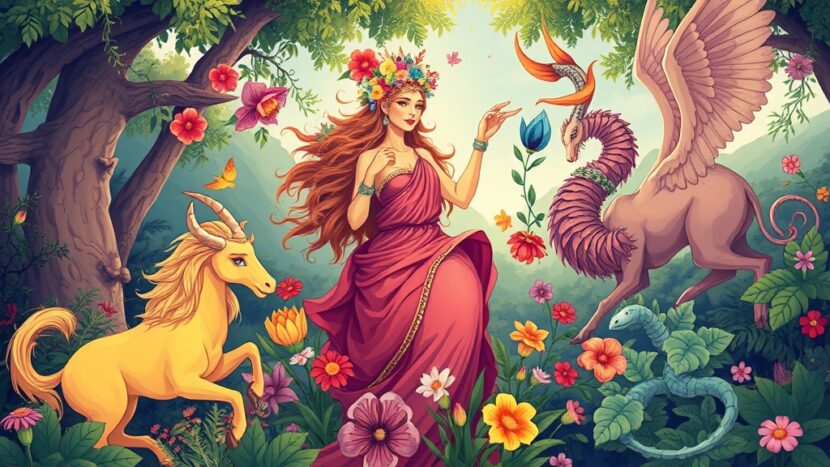 mitologia-romana-flora-fauna-mitologica