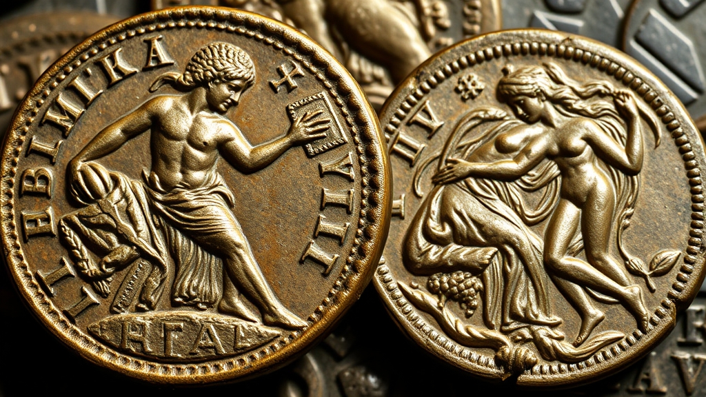 mitologia-romana-representacoes-moedas