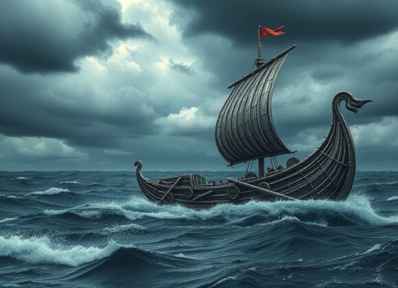 Naglfar: A Enigmática Nave da Mitologia Nórdica naglfar-nave-mitologia-nordica