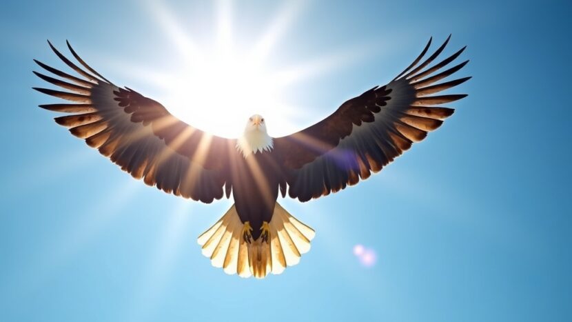 sonhar-com-aguila-de-luz-brilhante-significados