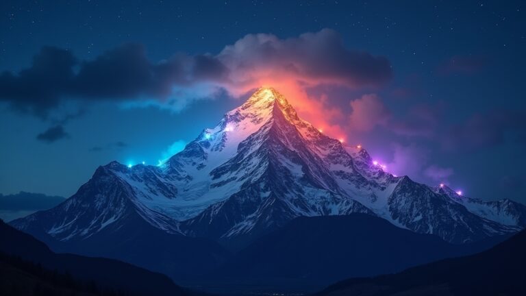 sonhar-com-montanha-de-luzes