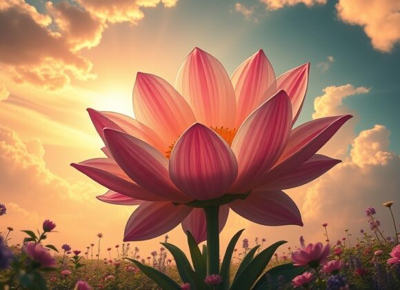 sonhar-com-uma-flor-gigante