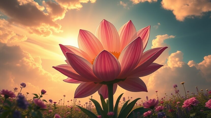 sonhar-com-uma-flor-gigante
