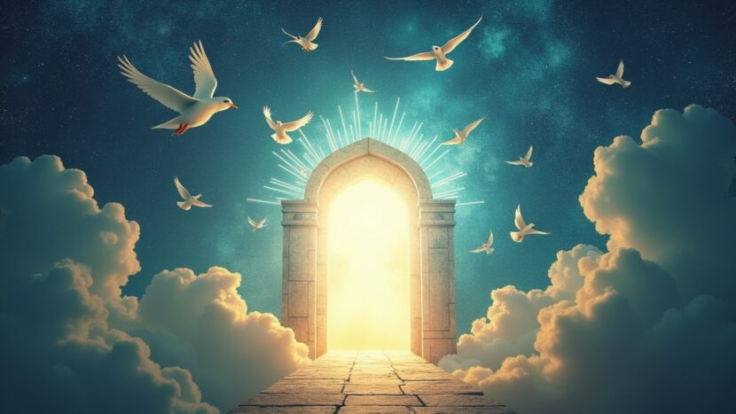 sonhar-portal-cercado-passaros-significados
