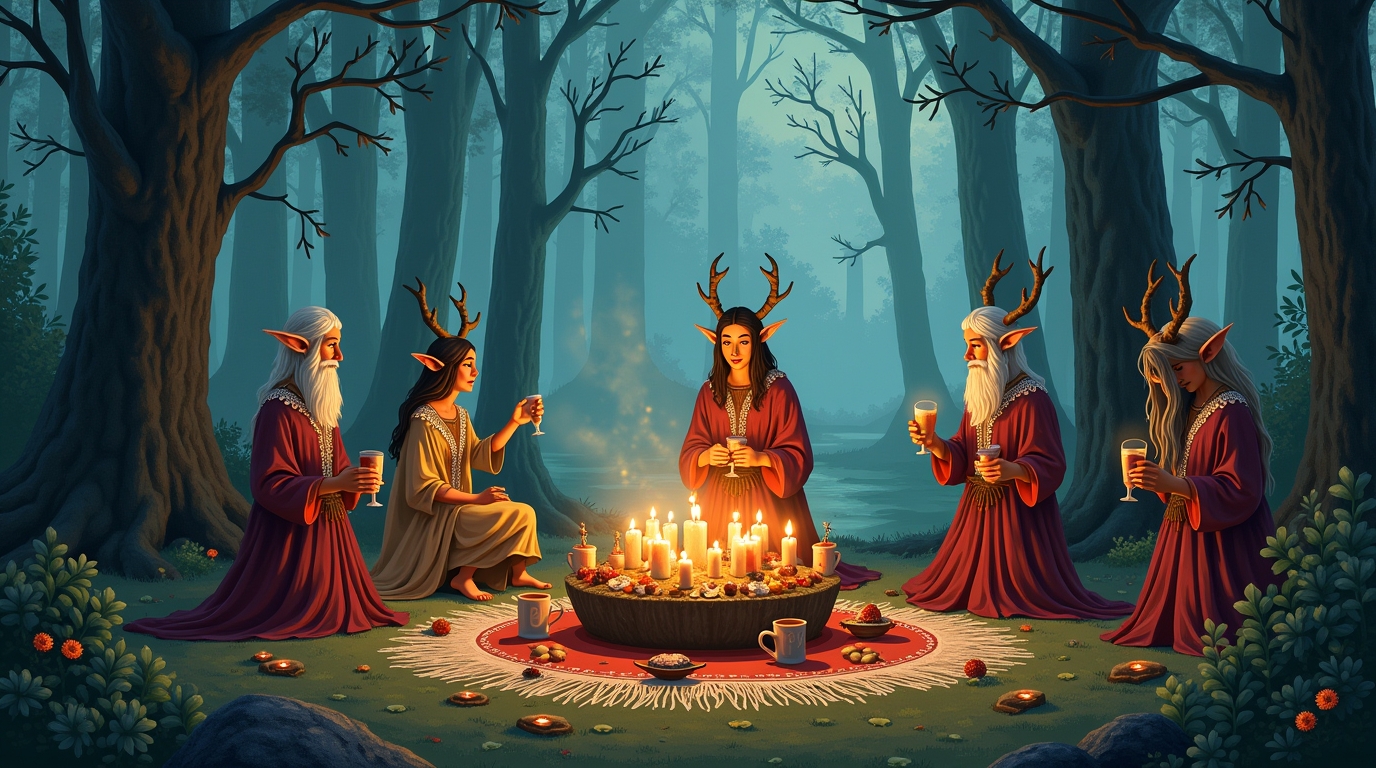 Álfablót: A Cerimônia dos Elfos na Mitologia Nórdica