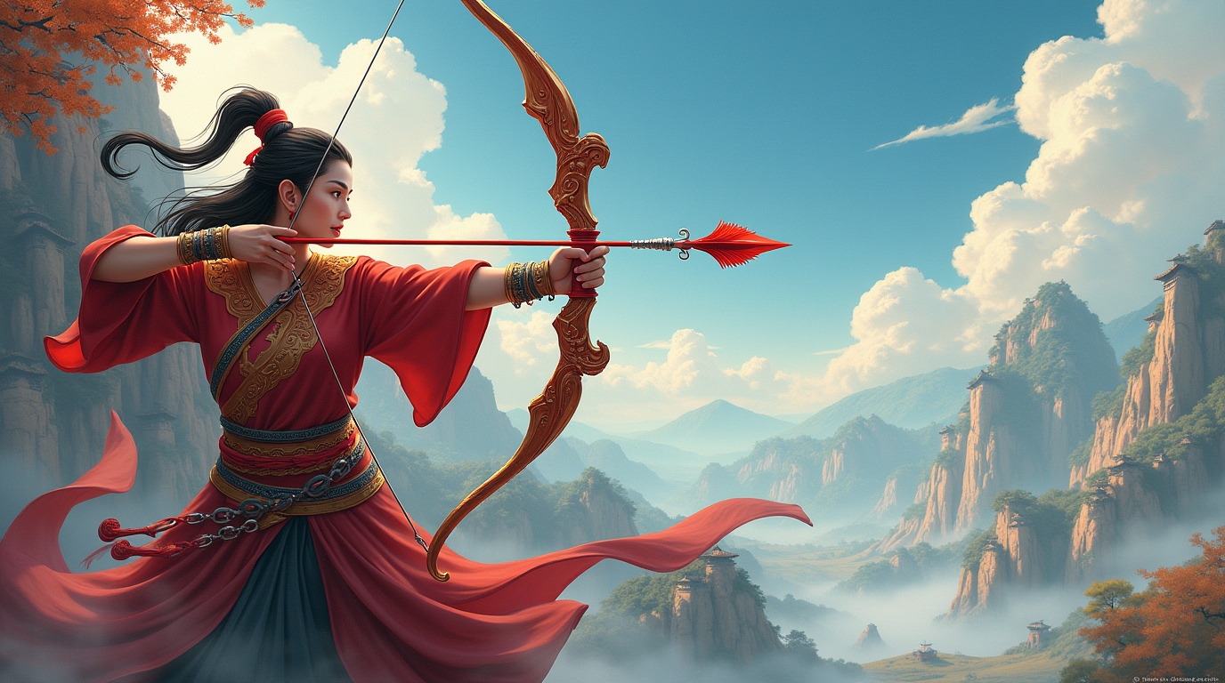 Arco e Flecha Mágicos: A Mitologia Chinesa Revelada