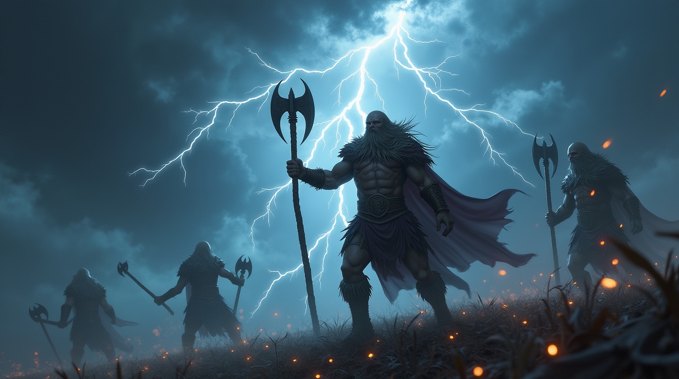 Deuses do Trovão: Explorando a Mitologia Eslava