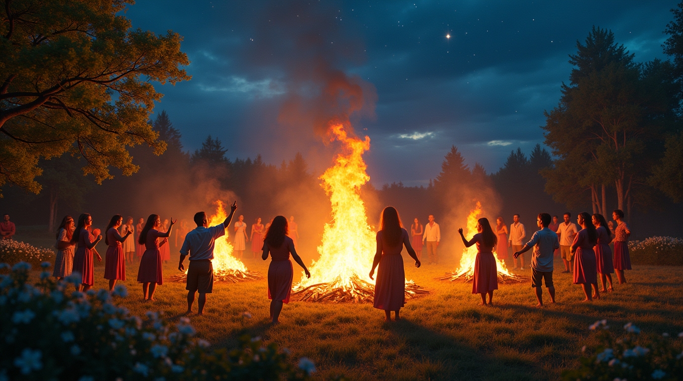 Fogueiras de Beltane: Celebração Celta e Suas Tradições