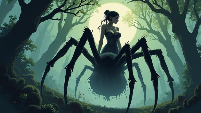 jorogumo-arachne-mulher