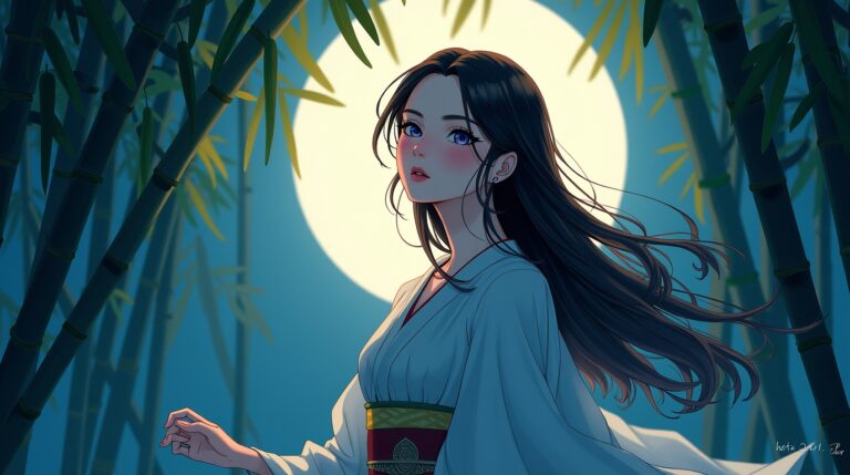 Kaguya-hime: A Princesa da Luz da Lua na Mitologia Japonesa