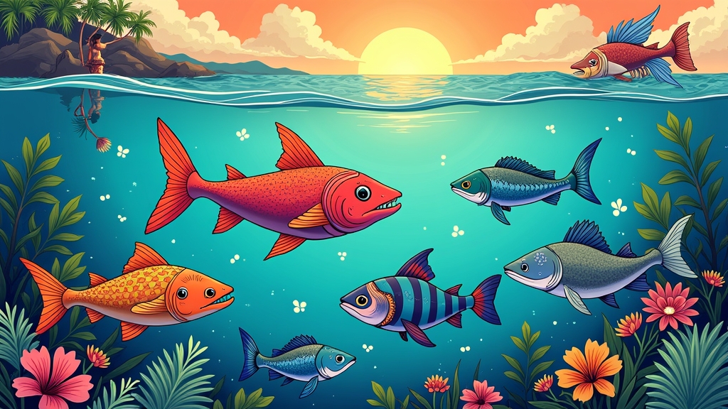 mitologia-polinesia-origem-dos-peixes