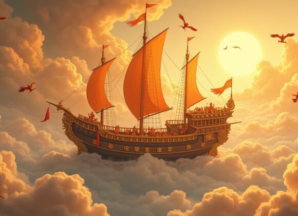 Nave Celestial: Explorando a Mitologia Chinesa
