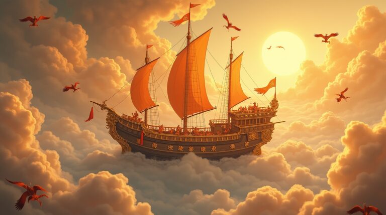 Nave Celestial: Explorando a Mitologia Chinesa