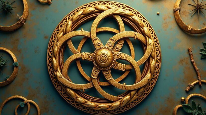 O Poder do Triskle Dourado: Descubra Seu Significado