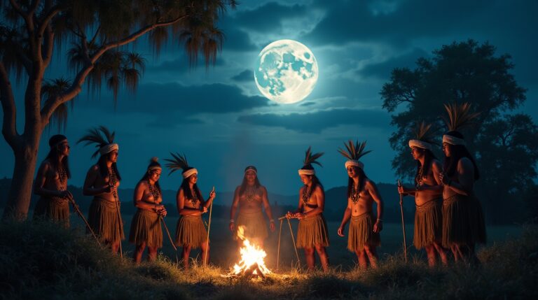 Rituais da energia lunar: Misticismo e Cultura Indígena