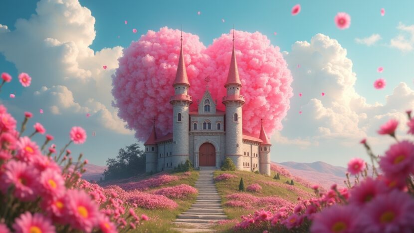 sonhar-castelo-forma-rosa-significados