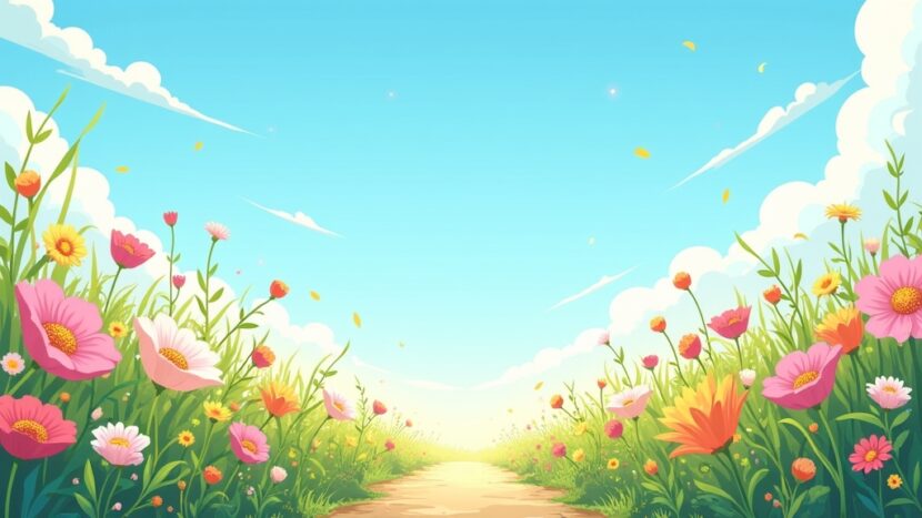 sonhar-com-caminho-florido
