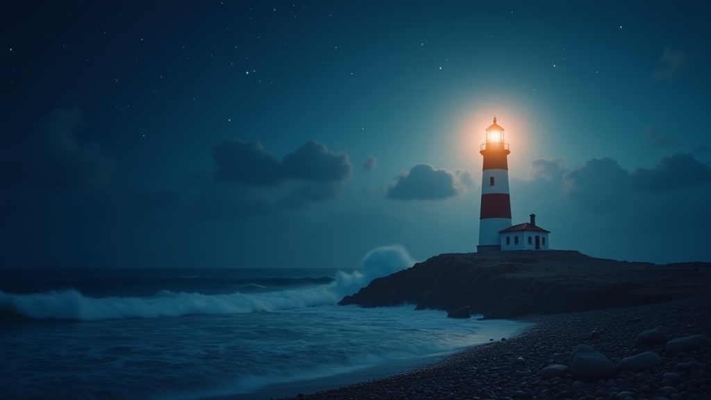 sonhar-com-farol-brilhante