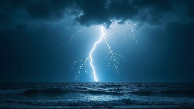 sonhar-com-relampago-surge-do-oceano