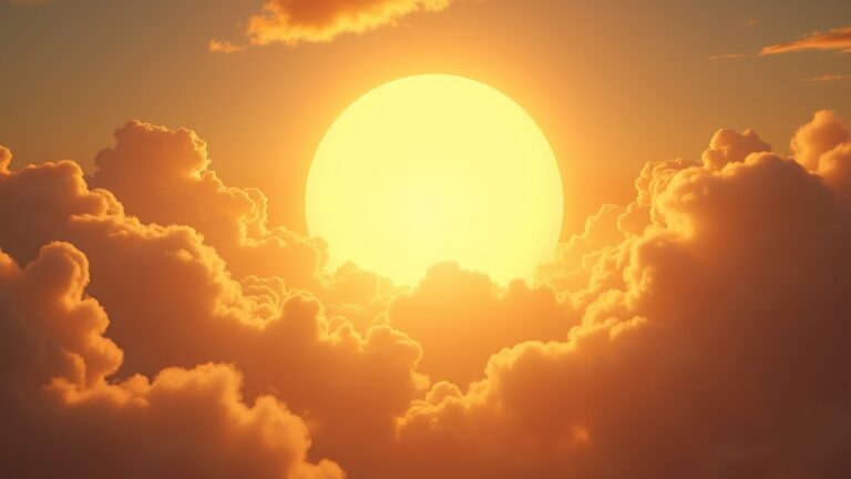 sonhar-com-sol-cercado-por-nuvens-de-ouro