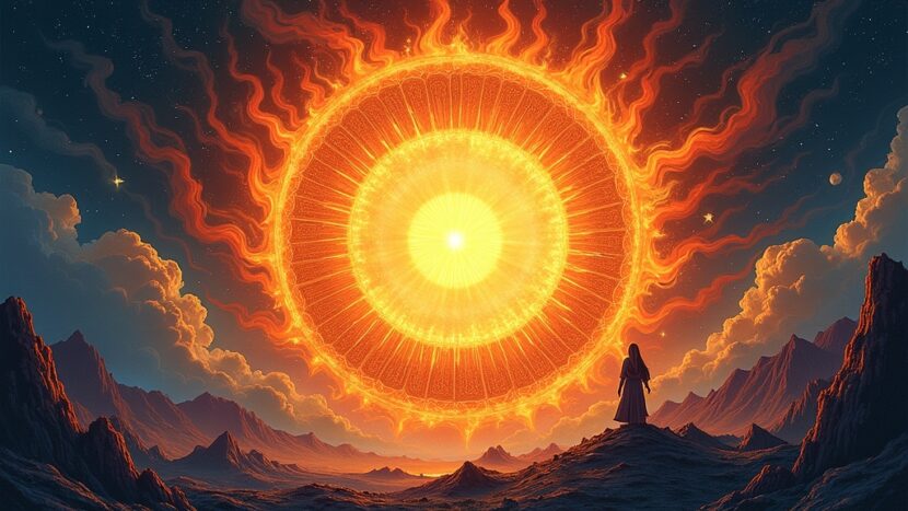 sonhar-com-sol-circulo-fogo