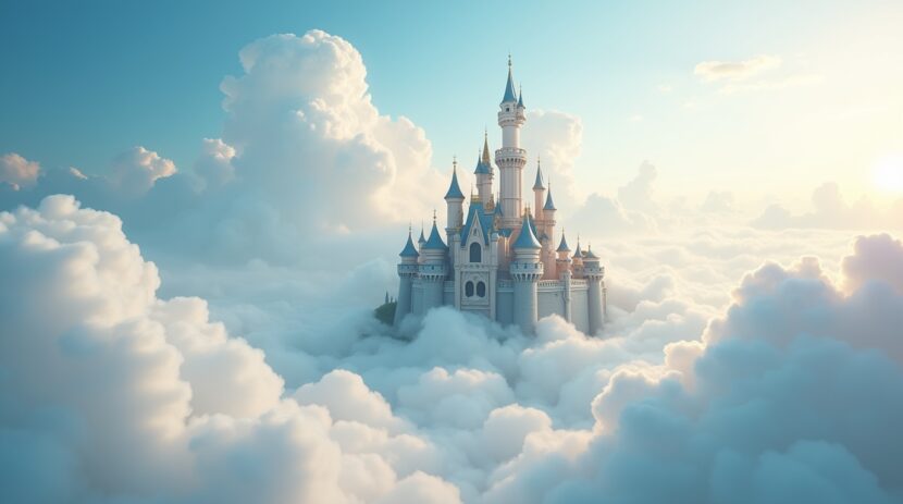 Sonhar com um castelo escondido nas nuvens: Significados e Interpretações