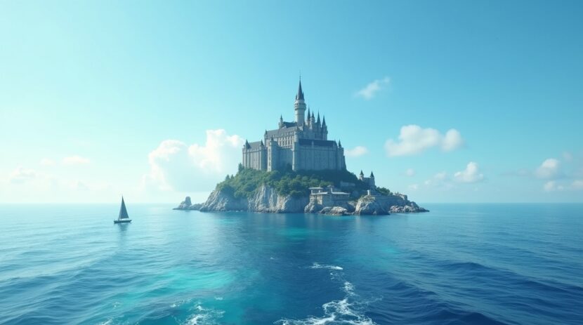 Sonhar com um castelo no meio do oceano: Significados e Interpretações