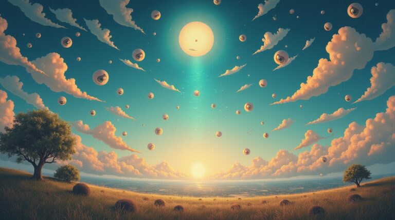 Sonhar com um céu coberto de olhos: Significados e Interpretações
