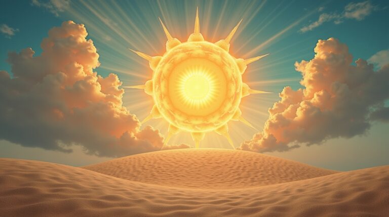sonhar-com-um-sol-feito-de-areia