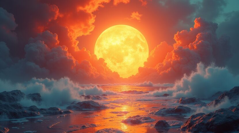 sonhar-com-um-sol-que-derrete-como-cera