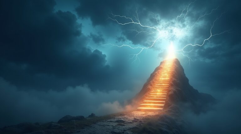sonhar-com-um-trovao-que-se-transforma-em-uma-escada-de-luz