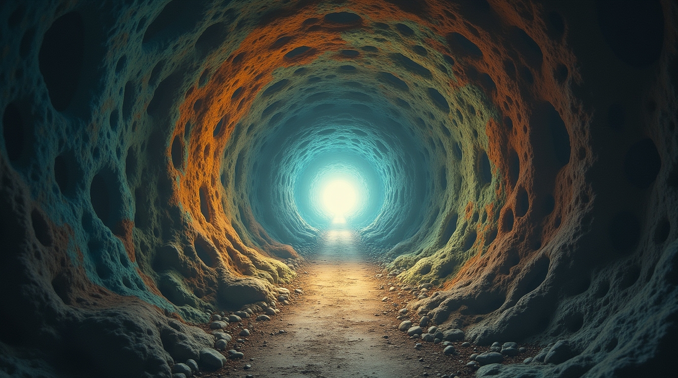 Sonhar com um túnel que leva para outro tempo: Significados