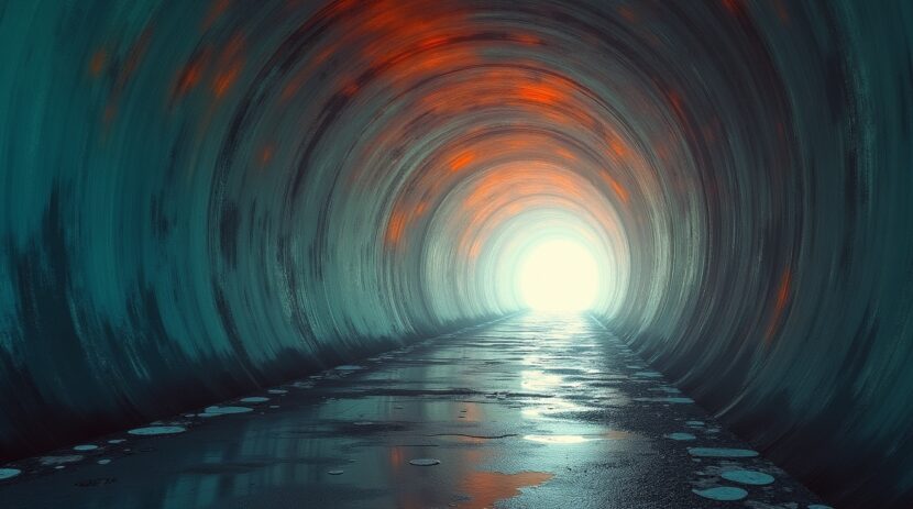 Sonhar com um túnel que parece mudar de direção o tempo todo: Significado