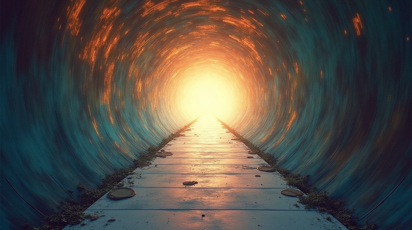 Sonhar com um túnel que se estende até o infinito: Significados