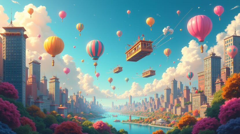 Sonhar com uma cidade onde os edifícios flutuam no ar: Significados