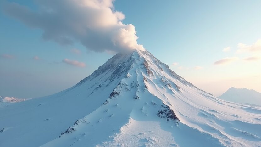 sonhar-com-vulcao-de-neve