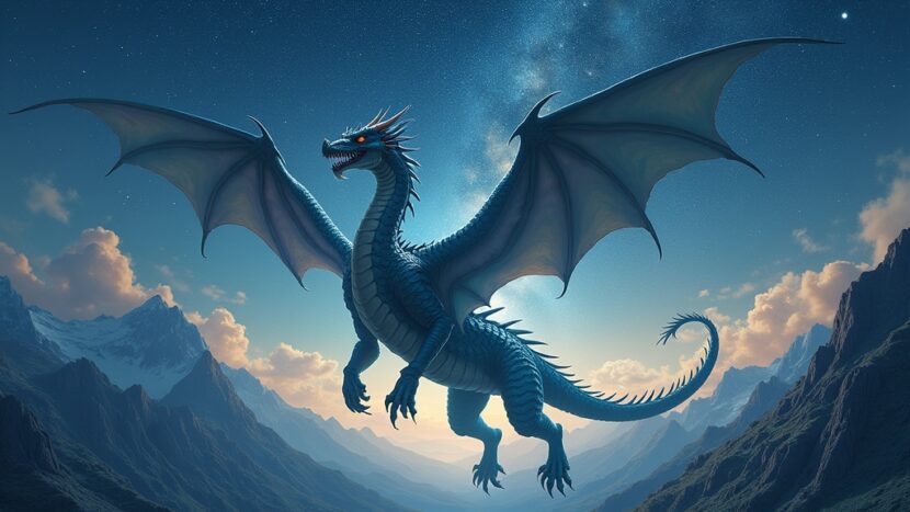 sonhar-dragao-surge-montanhas