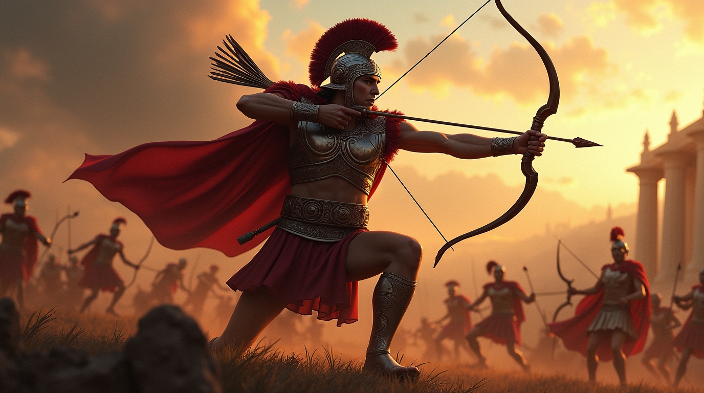 Teucros: O Herói Arqueiro da Mitologia Grega