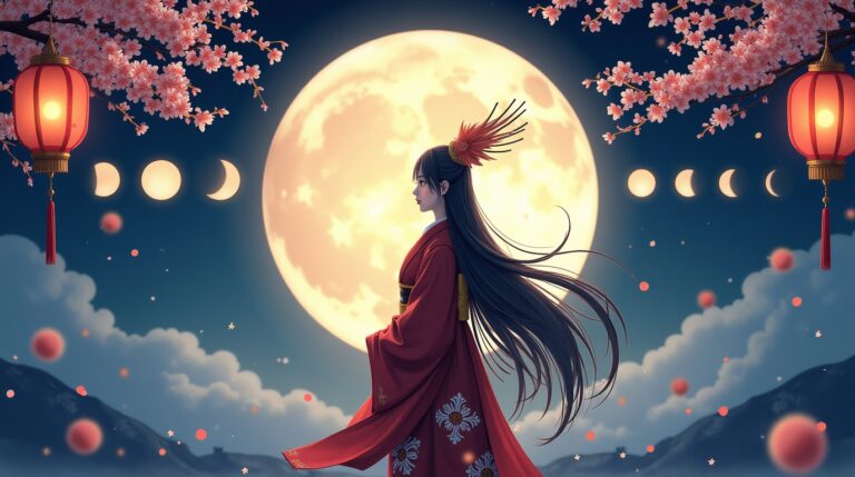 Tsukiyomi e o ciclo lunar: A Mitologia Japonesa Revelada