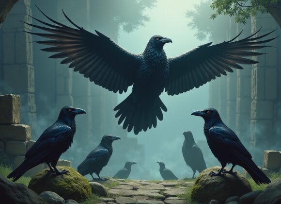 A Lenda dos Corvos Sagrados: Mitologia Celta Revelada