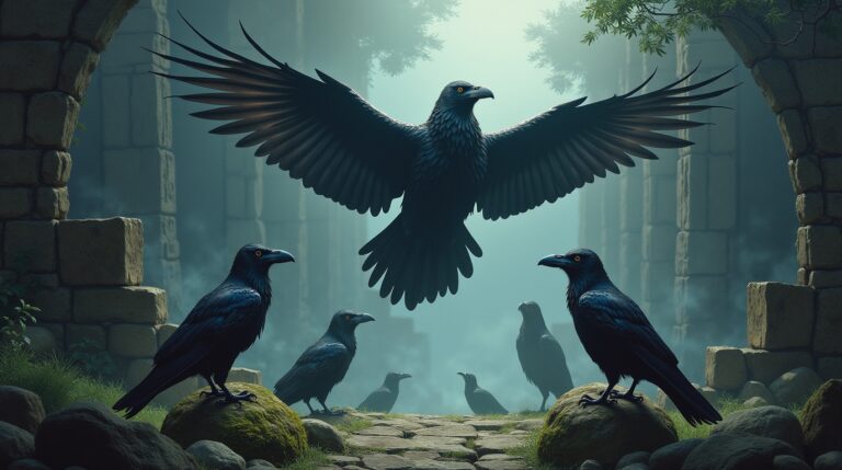 A Lenda dos Corvos Sagrados: Mitologia Celta Revelada