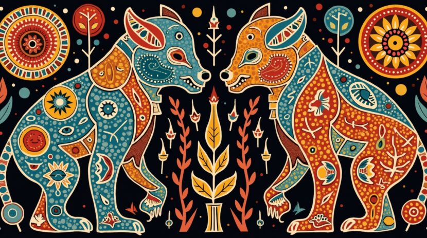 Conexão entre clãs: A Mitologia Aborígene Revelada