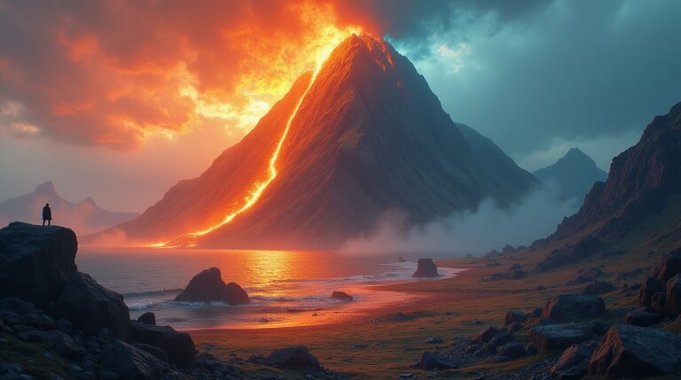 Logafjöll: A Fascinante Montanha do Fogo na Mitologia Nórdica