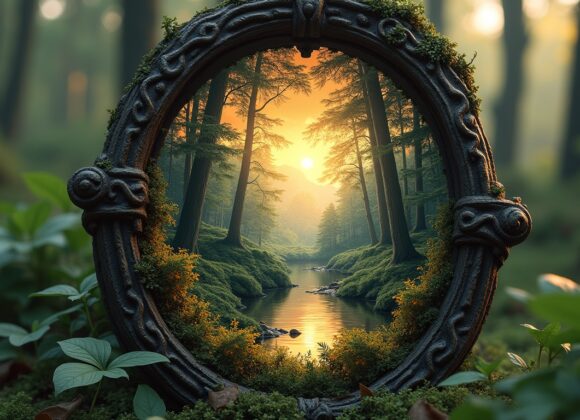 O Segredo dos Espelhos Mágicos na Mitologia Celta